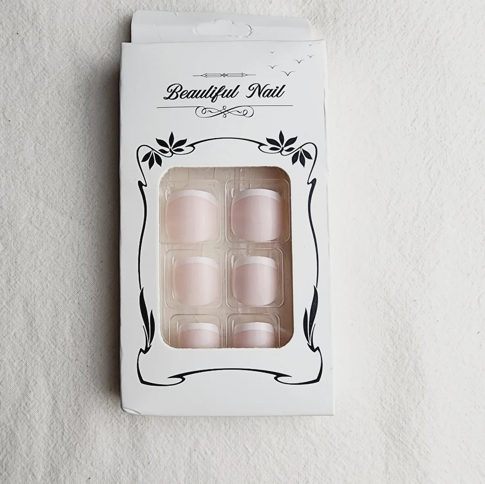 24 Pieces Fake Toe press on nails